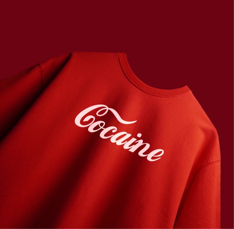 Red tee close-up